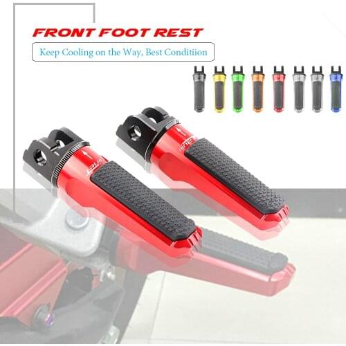 Motorcycle Accesstories CNC Aluminum Rear Foot Pegs Footrest Passenger Footpegs for BMW R NINE T Racer 17-19