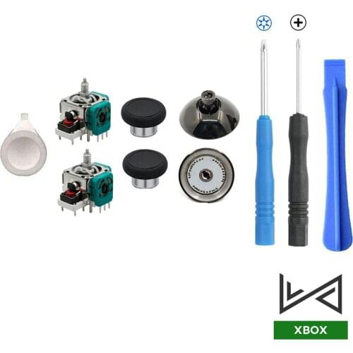 Thumbsticks For Xbox One Elite Series 1&2 Controller Gamepad 3D Analog Stick Button Grips Stand Adjustment Tool