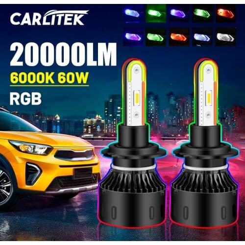 H11 Led Fog Light 6000K H8 H9 H4 H7 Car Lamps Ice 9003 HB4 9006 HB3 9005 Headlight Bulbs For Auto Running Light For Car CARLITEK