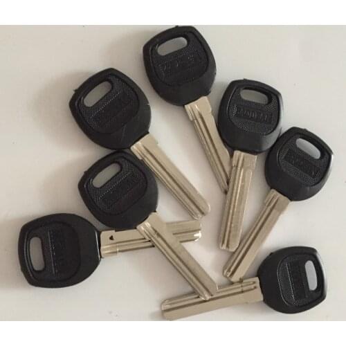 Free shipping B062 right slot anti-theft House Door Key blanks Locksmith Supplies brass home Blank Keys(15pcs/lot)