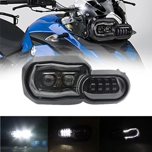 Big Sale! E-mark Approved Headlights for BMW F650GS F700GS F800GS ADV F800R Motorcycle Lights Complete LED Headlights Assembly