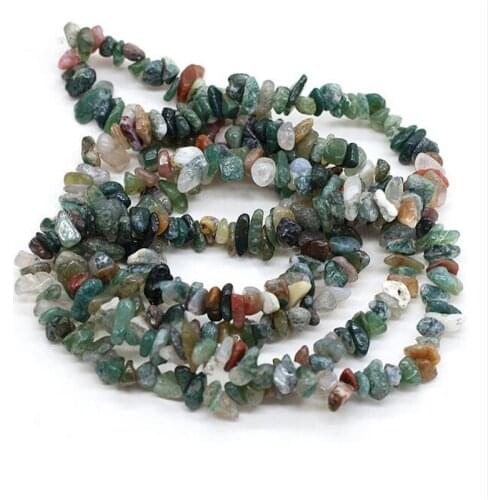 Natural Indian agat stone carnelian onyx Irregular gravel 5-7mm hot diy jewelry loose beads 35" B534