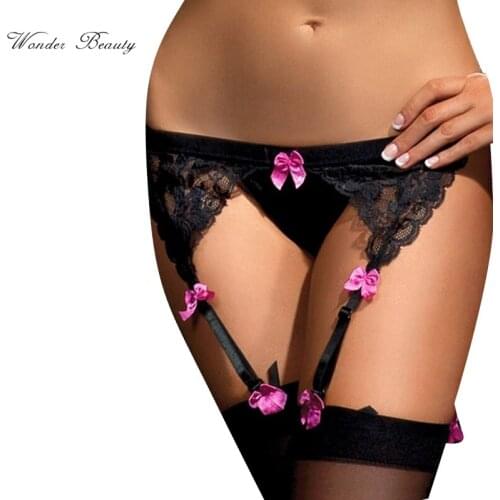 Intimate Underwear Collocation Hose Garter Belt for Thigh High Stockings Transparent Garters Women Sexy Lace Item Type Material