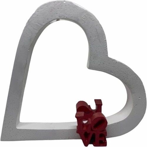 Flovart Love Circle Decorative Oil Lamp-White-Oil lamp butter Gift