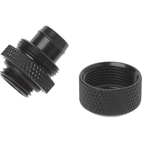 G1/4 3/8\"ID X 1/2\"OD 9.5x12.7mm Tubing Hand Compression Fittings Water Cooling