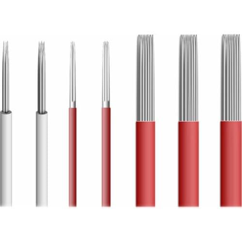 Microblading Needles Eyebrow Tattoo Needle for microneedling pen permanent makeup fog Shading needle Microblading Round Needles