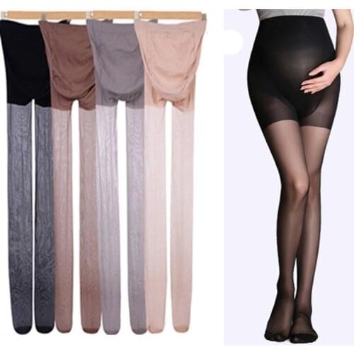 2021 Sexy Pregnant Women Tights Summer Pantyhose Clothes For Mothers Full Protection Slim Oversized Bottom Maternity Stockings