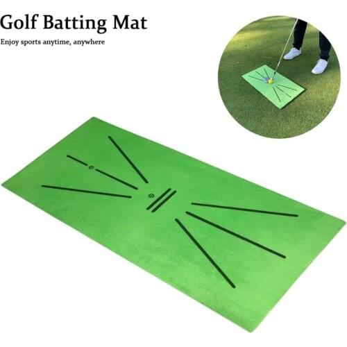 Golf Training Mat Golf Hitting Mat Durable Portable Golf Putting Practice Aids Equipment for Yard Office Outdoor Golf Game