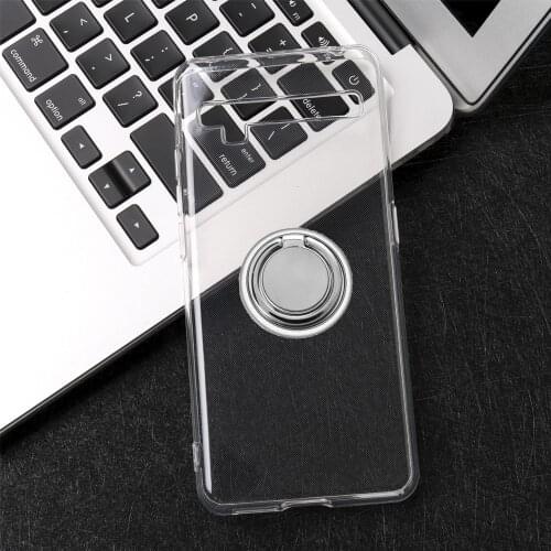 For TCL 10 Pro Back Ring Holder Bracket Phone Cover TPU Soft Silicone Case On TCL10Pro TCL10 10Pro T799B, T799H