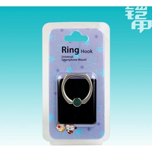 Transparent Plastic pvc Packing box For Ring buckle packing box ring support mobile phone Packaging plastic Box KJ-682 600pcs