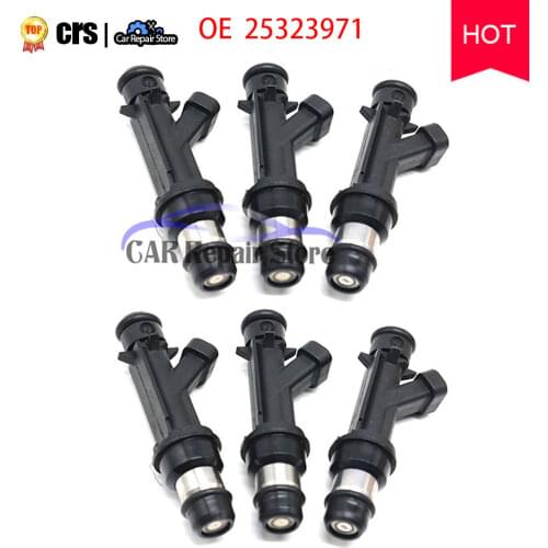 6PCS Fuel Injectors For 2001-2005 Buick LeSabre Pontiac Chevrolet Camaro 3.8L OEM 25323972 25323971 832-11162 12586554 25322180