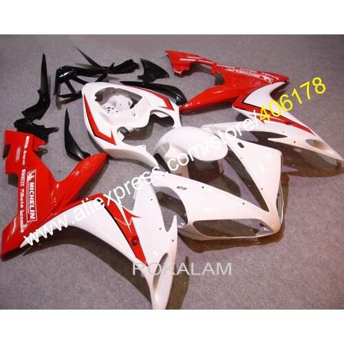 YZF-1000 R1 04-06 Fairing Kit For Yamaha YZF-R1 2004 2005 2006 Race Bike White Red Fairings (Injection Molding)