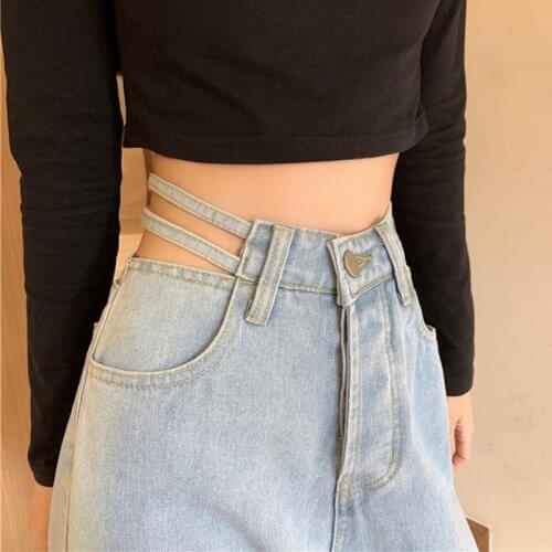 Shnsophi Woman Harajuku Jeans High Waist Wide Leg Denim Clothing Blue Streetwear Vintage Quality 2021 Fashion Straight Pants