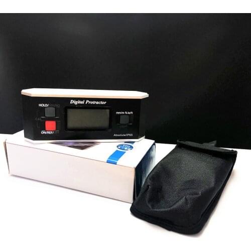 0~360degree IP65 Digital LCD Protractor Angle Finder Level Inclinometer Magnetic V-Groove inclinometer Level box with magnet