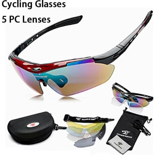 5 Colors PC Lenses group Cycling Glasses Riding Mountaineering Driving Anti-UV Sports Sunglasses Ultra-light PC Frame Eyewear