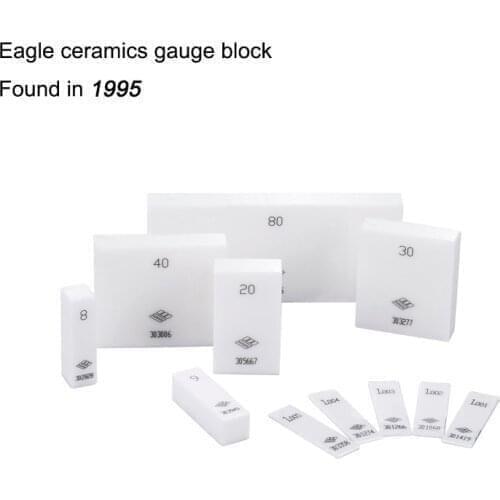 Eagle brand high precision Ceramics gauge block single piece grade K grade 0 grade 1 size 1.001mm to 1.009mm increment 0.001mm