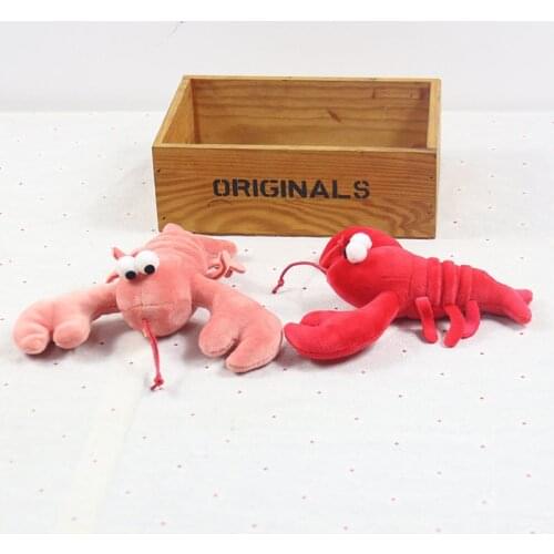 Exquisite popular Simulation Crayfish plush toy creative red lobster fragrant doll Pipi shrimp Car keychain chain bag pendant