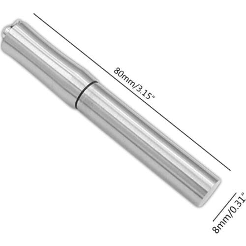 Pocket Travel Pocket Toothpick Holder Waterproof Stainless Steel Pill Case Box Container With Key Ring Titanium Alloy Toothpicks