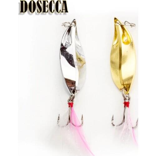 Spoon Fishing Lures Metal Lures Gold/Silver 5g 10g 15g Spoon Fishing Tackle Vib Hard Bait Spinnerbait