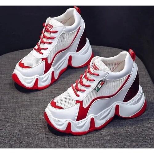 Little White Shoes 2021 New Autumn Sports Shoes Womens Feet Are Small and Versatile Hollow Mesh Breathable Old Shoes