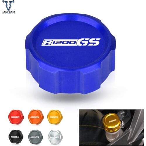 Motorcycle CNC Aluminum Accessories Cylinder Reservoir Cover cap For BMW R1150GS/ R1200GS 2003 2004 -2012 accessories with logo