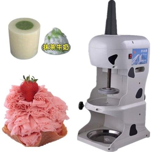 Continuous ice machine big power electrical commercial ice shaving machine ice crusher ice block machine ZF