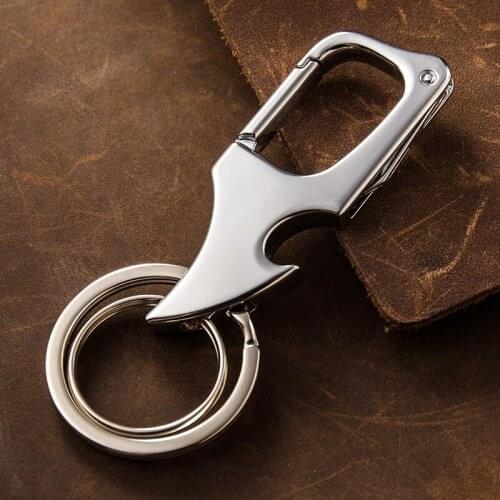 Wonderlife New creative personality anti-lost car chain simple mens waist keychain key ring with knife