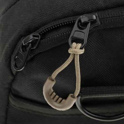 New Hot Sale 10x Zipper Pulls Cord Rope Ends Lock Zip Slider For DIY Clothing/Bags Garment Black Apparel Accessories Replacement