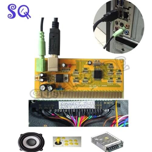 PC USB to JAMMA arcade converter Controller boards for fighting game