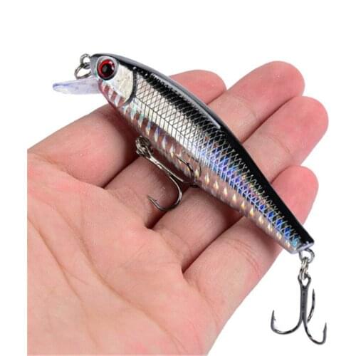 New Arrive 1PCS 8.5cm 9.2g Minnow Pike Bass Hard Fishing Lure Artificial Bait Crankbait Wobblers Peche Carp Fishing Tackle