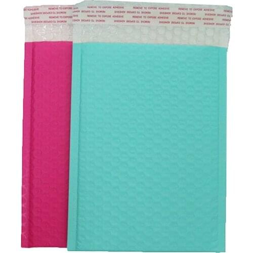 30Pcs Plastic Bubble Mailers Green Rose Red Shipping Mailing Bags Self Adhesive Bubble Bags Waterproof Bubble Envelopes 18x23cm