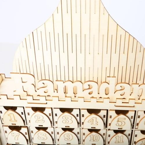 Eid Ramadan Advent Calendar Islam Festival Countdown Calendar Ornament Gift