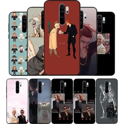 Good Omen wallpaper Soft Silicone black Phone Case For Redmi 4A 4X 5PLUS 5A NOTE 9S 9 8T 8 7 6 5 4 PRO