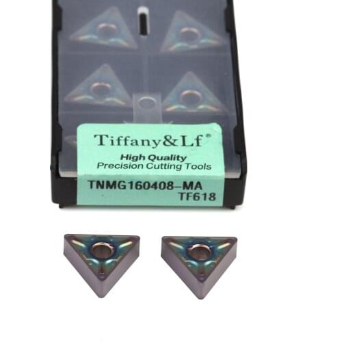TNMG160404-MA TF618 TNMG160408-MA MS CNC Lathe Colorful Carbide Inserts Wear-Resistant External Turning Tools,For Hardened Steel