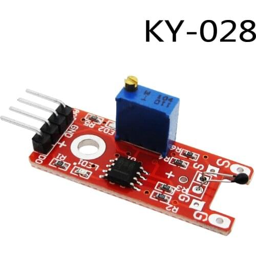 1PCS 4pin KY-028 Digital Temperature Thermistor Thermal Sensor Module Switch DIY Starter Kit