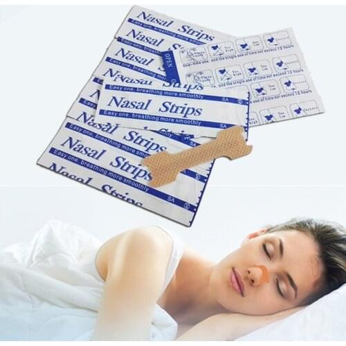 10Pcs Breathe Nasal Strips Right Way Stop Snoring Anti Snoring Strips Easier Better Breathe Health Care Sleep Snoring 2 Size