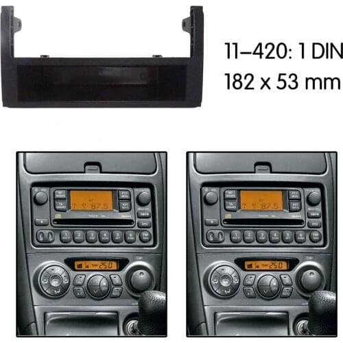 Car DVD/CD Radio Stereo Fascia Panel Frame Adaptor Fitting Kit for TOYOTA Universal side brackets with built-in pocket