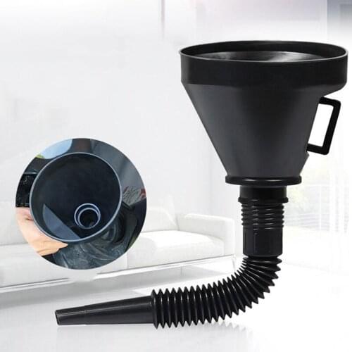 Car And Motorcycle Refueling Funnel Multifunctional Thickening Sucker Pipe Fuel Bucket Out Driving Self-driving Emergency Tool