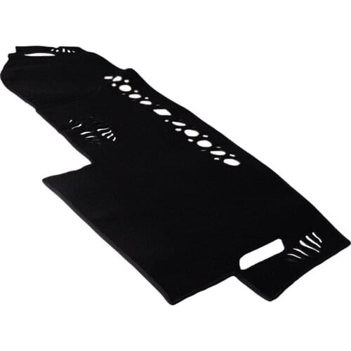 DWCX Black Polyester Car Dashboard Sun Cover Pad Mat Fit for Land Rover LR2 Freelander 2 2007 2008 2009 2010 2011 2012 2013 2014