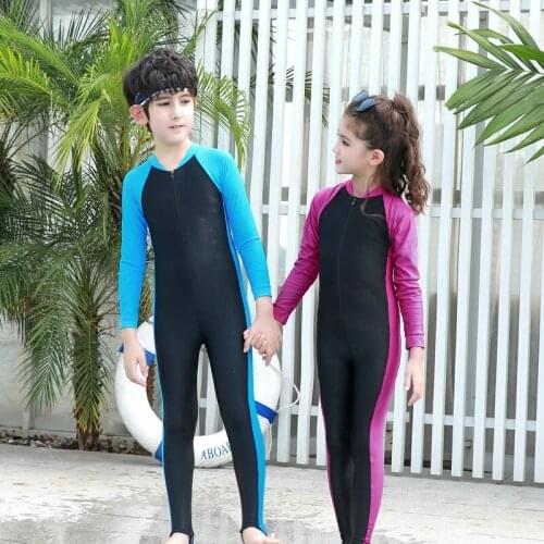 Kids Rash Guard Long Sleeve Girls Baby Boy Swimwear Rashguard Plus Size Toddler Swim Suit Swimsuit Bathing Clothes Cute Swimsuit