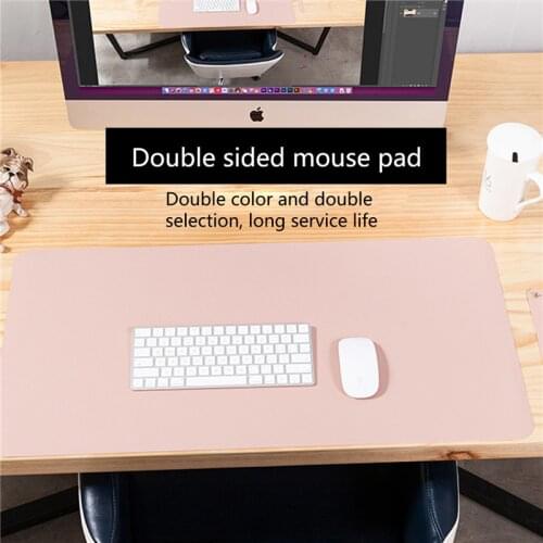 Double-sided Mouse Pad, Rectangle Shape Ultra Thin Non-Slip Mat for Office / Home