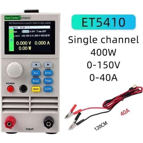 ET5410 Electrical Load Professional Programmable DC Electrical Load Digital Control DC Load Electronic Battery Tester Load 150V