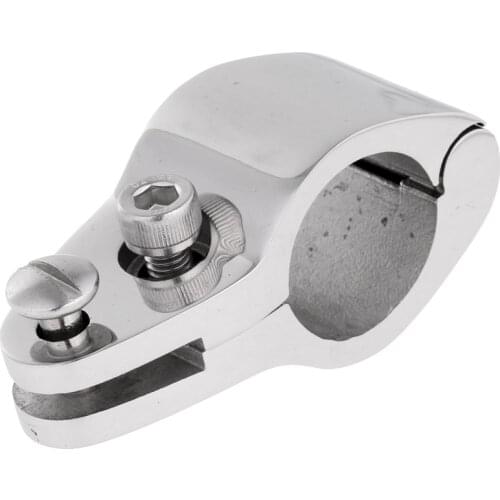 Boat Cover/ Canopy Fittings - Standard Clamp Suits 22mm Bar Tube Frame Heavy Duty 316 Stainless Steel