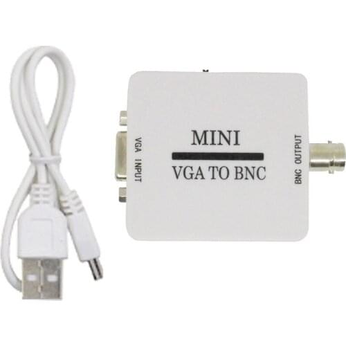 Mini HD VGA to BNC Video Converter Convertor Box Composite VGA to BNC Adapter Conversor Digital Switcher Box For HDTV Monitor
