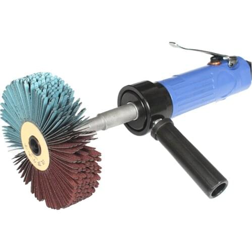 Emery Abrasive Brush Sanding Wheel used on Air Polisher for Woodworking Groove Linear Polishing
