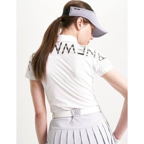 A-New Women Fashion Polo-Shirts Lce Soft Touch Elastic Quick Drying Sports Golf T-Shirts