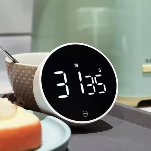 New Xiaomi Miiiw rotating timer brightness adjustable magnetic LED digital display portable simple kitchen cooking alarm clock