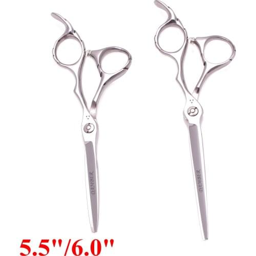 5.5 6.0 Inch Hair Cutting Scissors Japanese Steel 440c Professional Hairdressing Scissors Barber Hight Quality Shears Set 9202