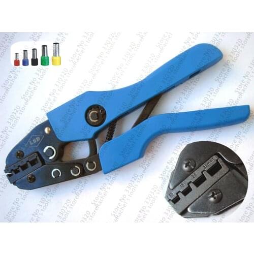 Terminal crimping plier for cable ferrules,cord end crimping tool 10-35mm2 8-2AWG AN-1035GF