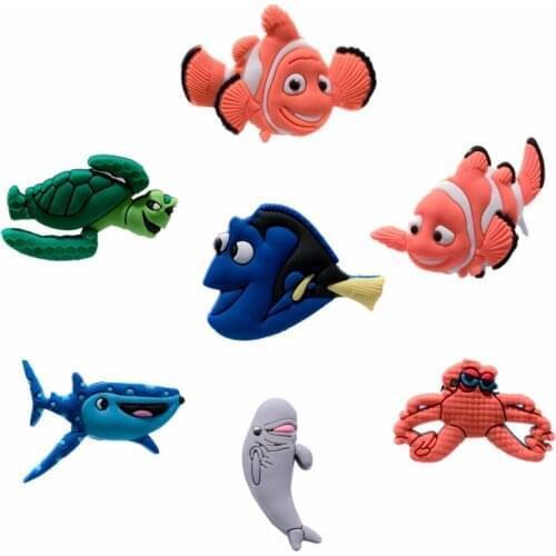 Single Sale 1pcs PVC Shoe Charms Shoe accessories Shoe decoration Shoe Buckles Accessories Fit Bands Bracelets Croc JIBZ